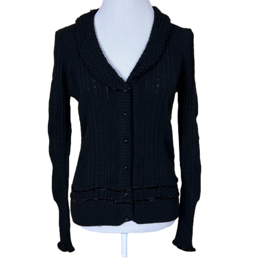 LES COPAINS Black Sweater Size 44